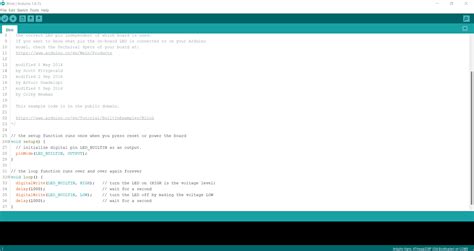 Image result for Arduino Blink Code