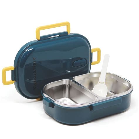 Buy Signoraware Duo Star Stainless Steel Lunch Box For Kids Adults, PUF ...