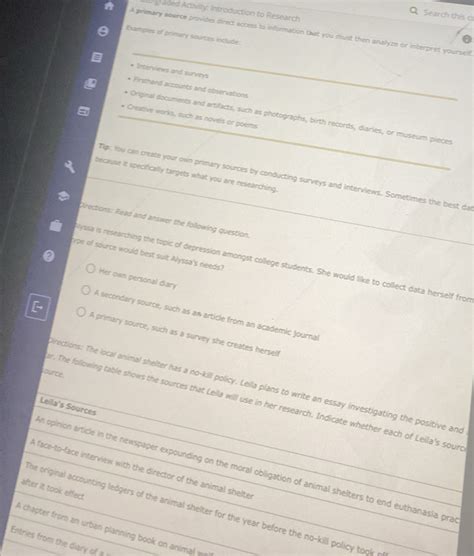 Solved: Ut graded Activity: Introduction to Research Q Search this c A ...