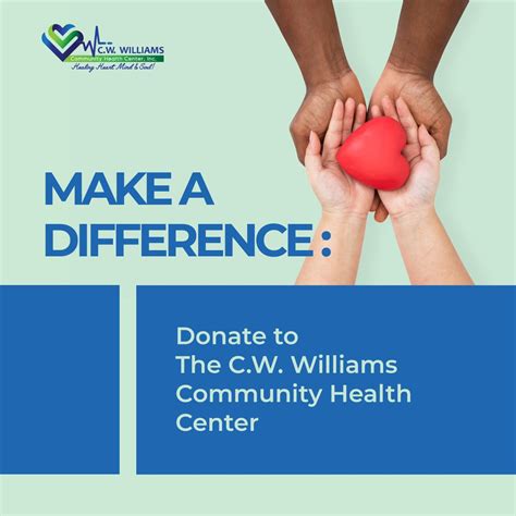 #donation #communityhealth #cwwwchc #healthcare | The C. W. Williams ...