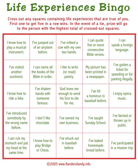 Printable Ice Breaker Bingo