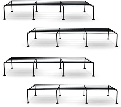 Amazon Brand - Solimo Anti-Rust Metal Plant Stand for Balcony (Black ...