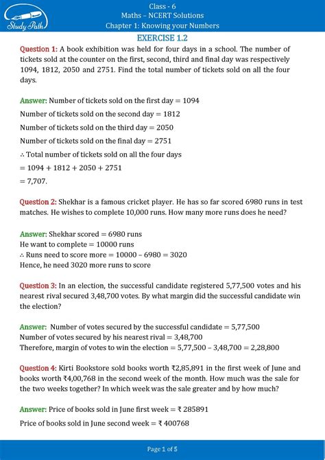 Image result for Class 6th Maths Chapter 1