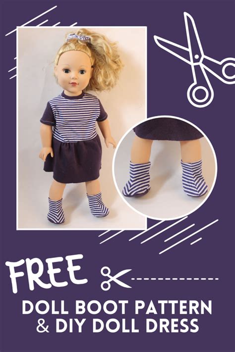 Image result for Doll Boot Patterns
