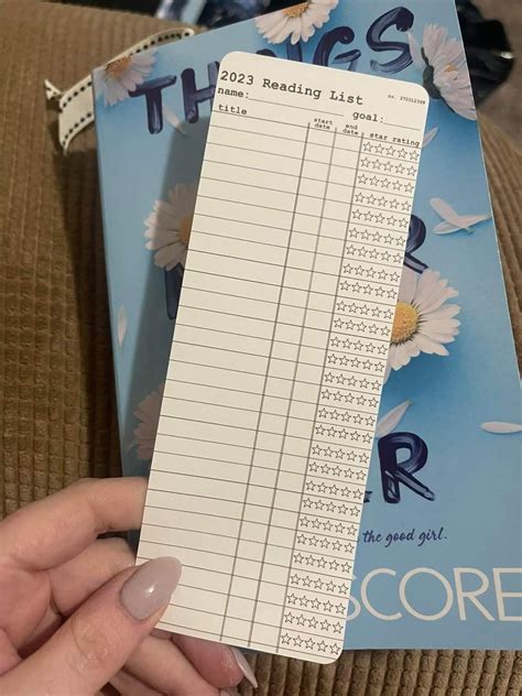 Reading List Bullet Journal Ideas