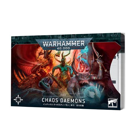 INDEX CARDS: CHAOS DAEMONS - WARHAMMER - Atlantis Hobby