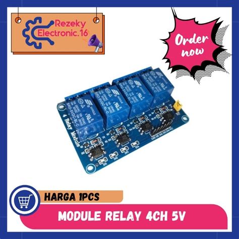 Image result for Relay Module 4 Channel Arduino