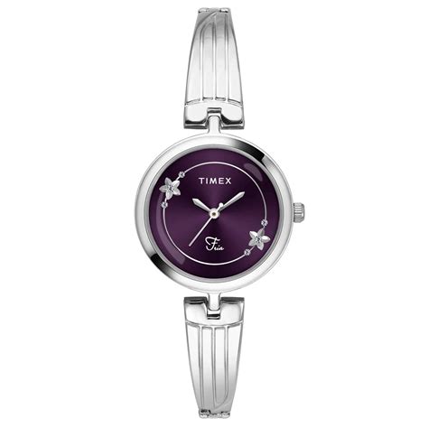 Timex Fria Women Violet Round Dial Analog Watch - TWEL19800 – Sai ...