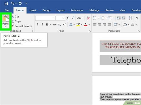 How to Copy and Paste Using MS Word 的图像结果