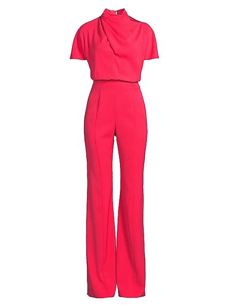 Black Halo Estella High-Neck Jumpsuit | Saks Fifth Avenue