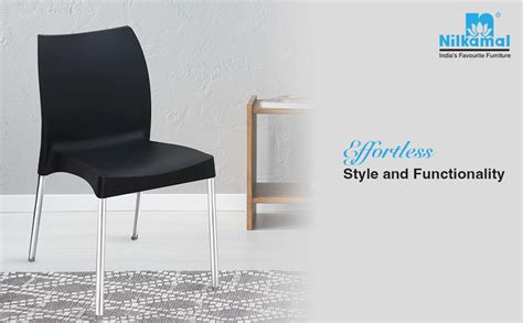 Nilkamal Plastic Chair for Cafe | 3 Year Warranty | For Home, Living ...