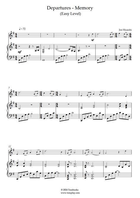 Image result for Memory AU Piano Tutorial