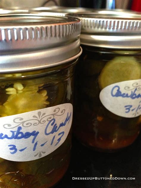 Dressed Up, Buttoned Down.: Eat This: Gingered Sweet Pickled Jalapenos ...