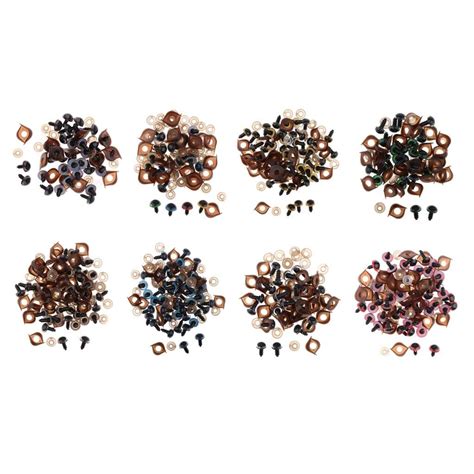 EXPORA 100pcs Safety Doll Eyes Eyelid for DIY Teddy Bear Doll Toy ...