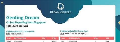 Genting Dream Destination Cruises by Dream Cruises - Klook India