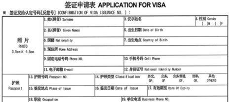 【中国公民因私出国护照申请表】范文118