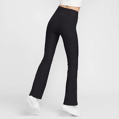 Nike Zenvy Rib Women's Gentle-Support High-Waisted Flared Leggings. Nike IN