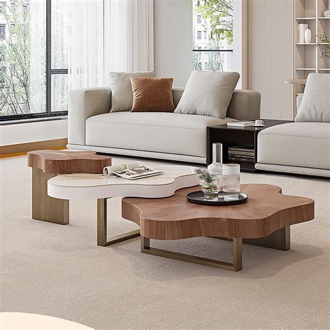 Wood Modern Coffee Tables For Living Room