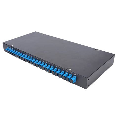 Buy 24 Port Optic Terminal, Patch Panel Box, Black for Providing the ...