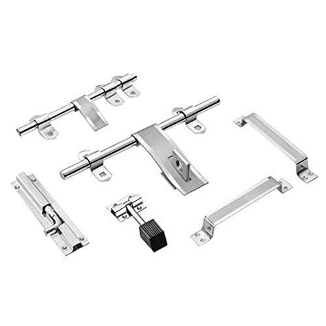 Door Accessories Kit, Stainless Steel Door Kit Set (1 Aldrop, 1 Latch ...