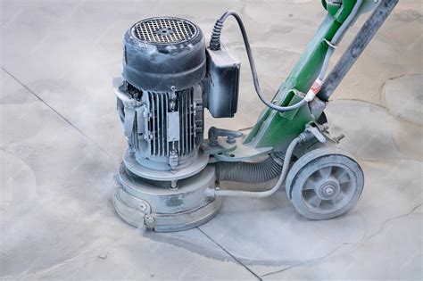 Premium Photo | Grinding of concrete with a grinding machine repair of ...