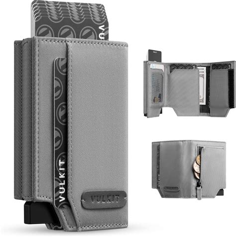 Amazon.com: VULKIT Mens Wallet for Max.12 Cards with Pop-Up Credit Card ...