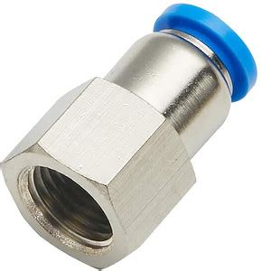 Implemental Pneumatic Fitting Push In female connector 1/4"(Pack of 5 ...