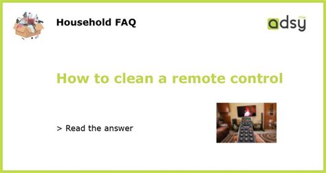 How to Clean Your Remote Control 的图像结果