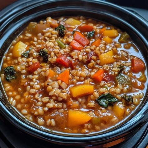 Easy Slow Cooker Veggie Barley Stew: Creamy, Comforting & Magical