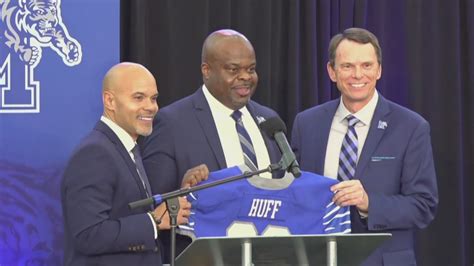 U of M introduces Charles Huff as new head football coach ...