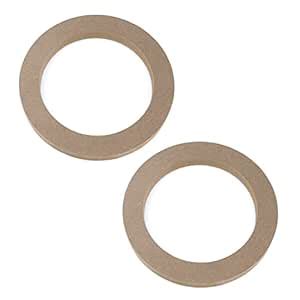 Dnyta 2 Pcs Wooden Speaker Spacer Rings Car Subwoofer Spacer MDF ...
