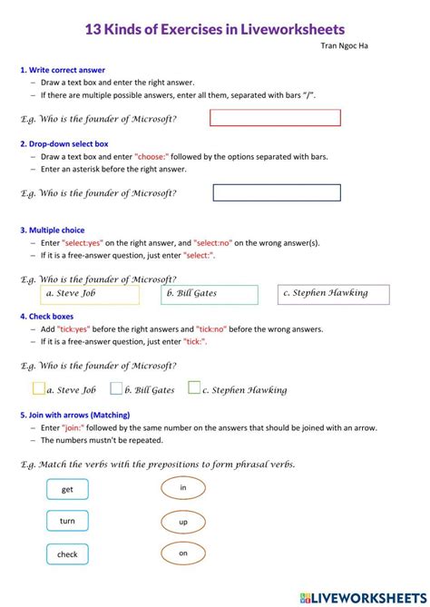 Image result for Live Worksheet Tutorial