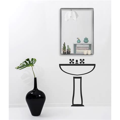 Wall Mirror and Shelf Frame in Recyclable Plastic