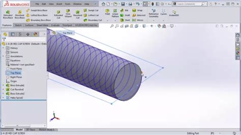 Image result for SolidWorks Adding Threads