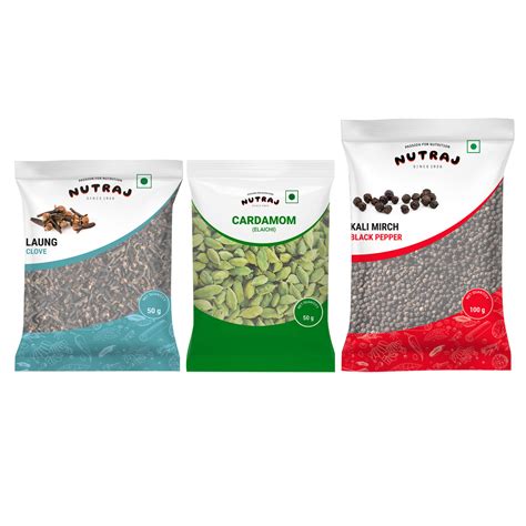Buy Nutraj Whole Spices Tea Masala Combo 200g Online
