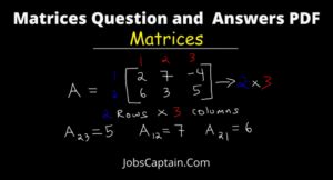 Image result for Matrices Questions