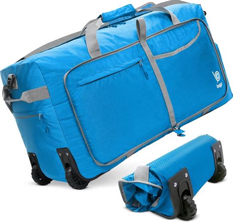 Bago Rolling Duffle Bag with Wheels - 31" 120L Foldable Weekender Bag ...