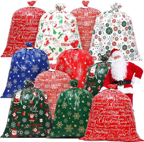 Amazon.com: Abbylike 16 Pcs Large Christmas Gift Bags Jumbo Christmas ...
