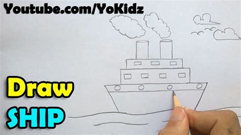 Pencil Drawing Ship Easy at Carmen Pink blog