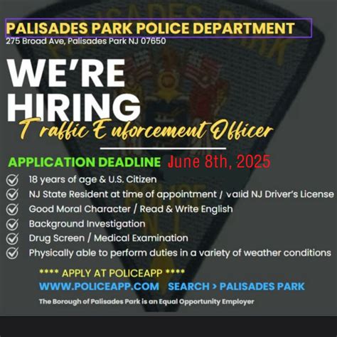Palisades Park PD (@palisadesparkpolice) • Instagram photos and videos