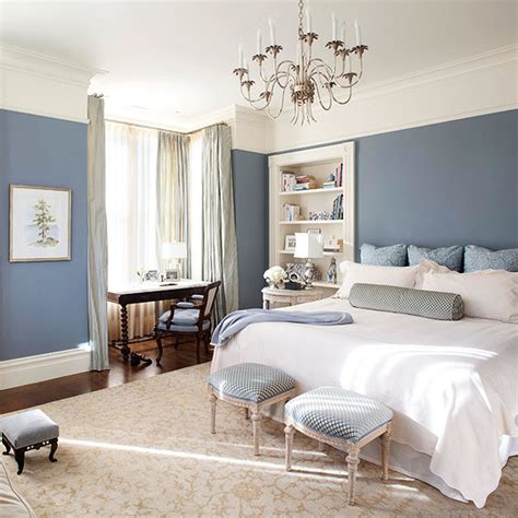 Blue Master Bedroom, Blue Bedroom Walls, White Bedroom Decor, Bedroom ...
