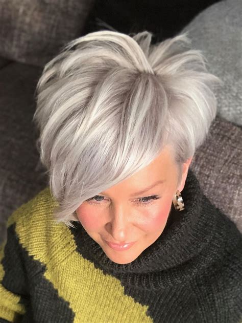short silver hair - rockwellhairstyles