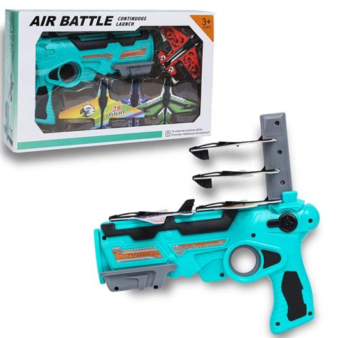 Bubble Catapult Plane Toy Airplane, Foam Air battle continuous launch ...