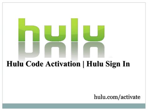 Image result for Hulu Code Setup