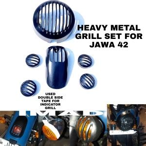 imad HEAVY METAL GRILL SET FOR 42 Bike Headlight Grill Price in India ...