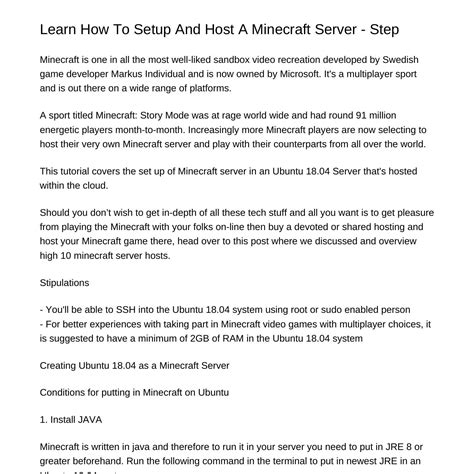 Minecraft Server Setup Tutorial 的图像结果