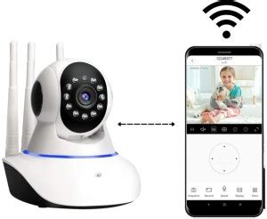 GiftNow Triple Antenna Night Vision Motion indoor Alert 2-way Audio SD ...