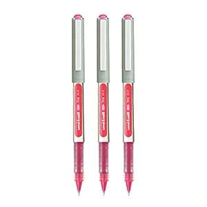 uni-ball Eye UB157 0.7 mm Roller Ball Pens, Pink Ink, Pack of 3 ...