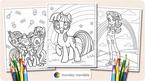 My Little Pony Dolls Coloring Pages