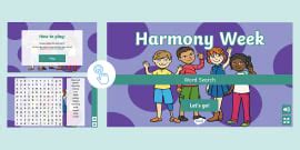 Harmony Week Interactive Word Search (teacher made) - Twinkl